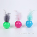 Pet Toy Ball Feath